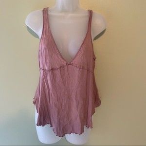 Intimately Free People Mauve Tank, Size Small